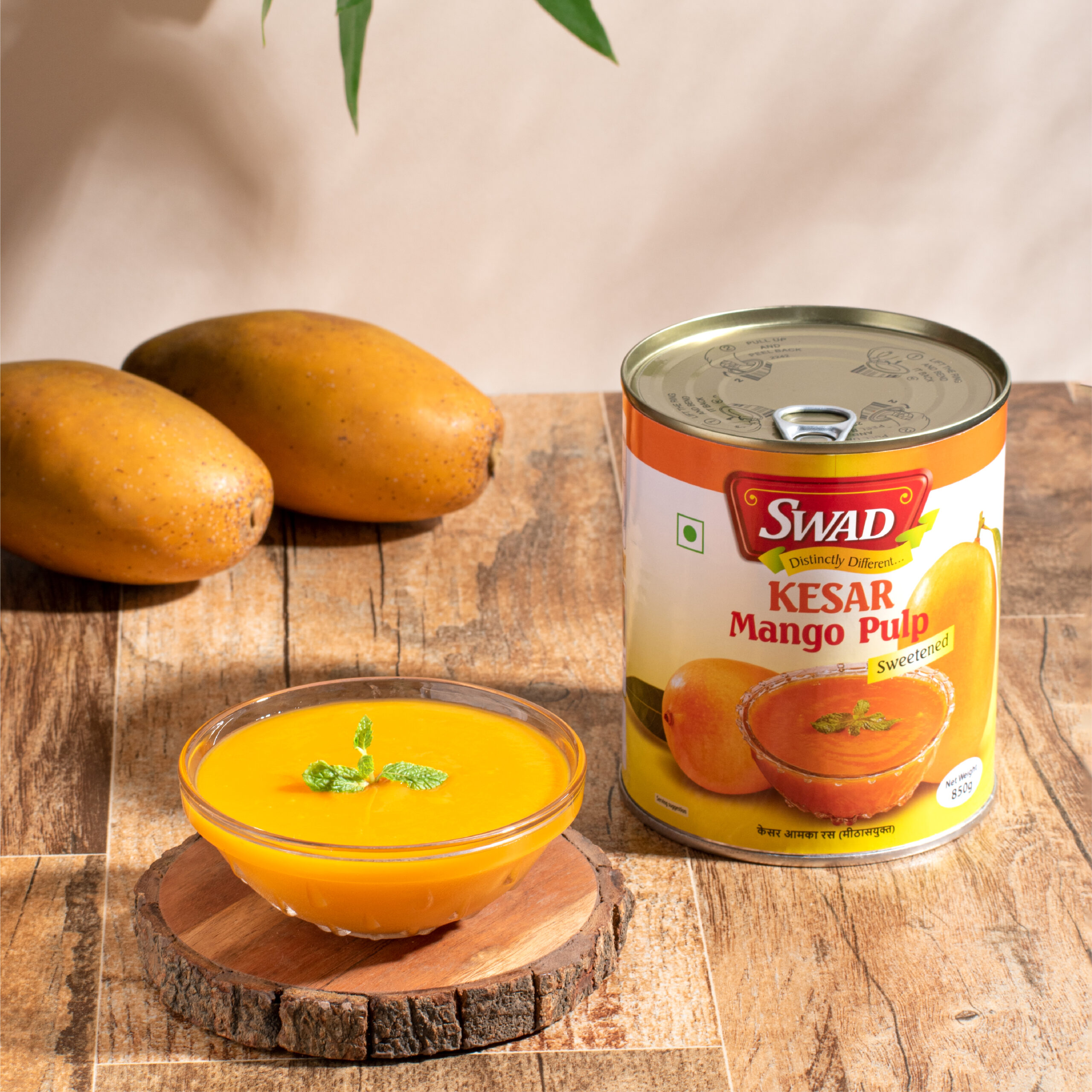Buy Online Swad Kesar Mango Pulp 850g Swad Shop